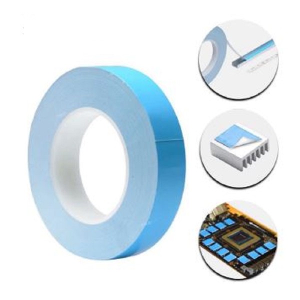 25meter/Roll 8mm 10mm 12mm 20mm Width Transfer Tape Double Side Thermal Conductive Adhesive Tape for Chip PCB LED Strip Heatsink